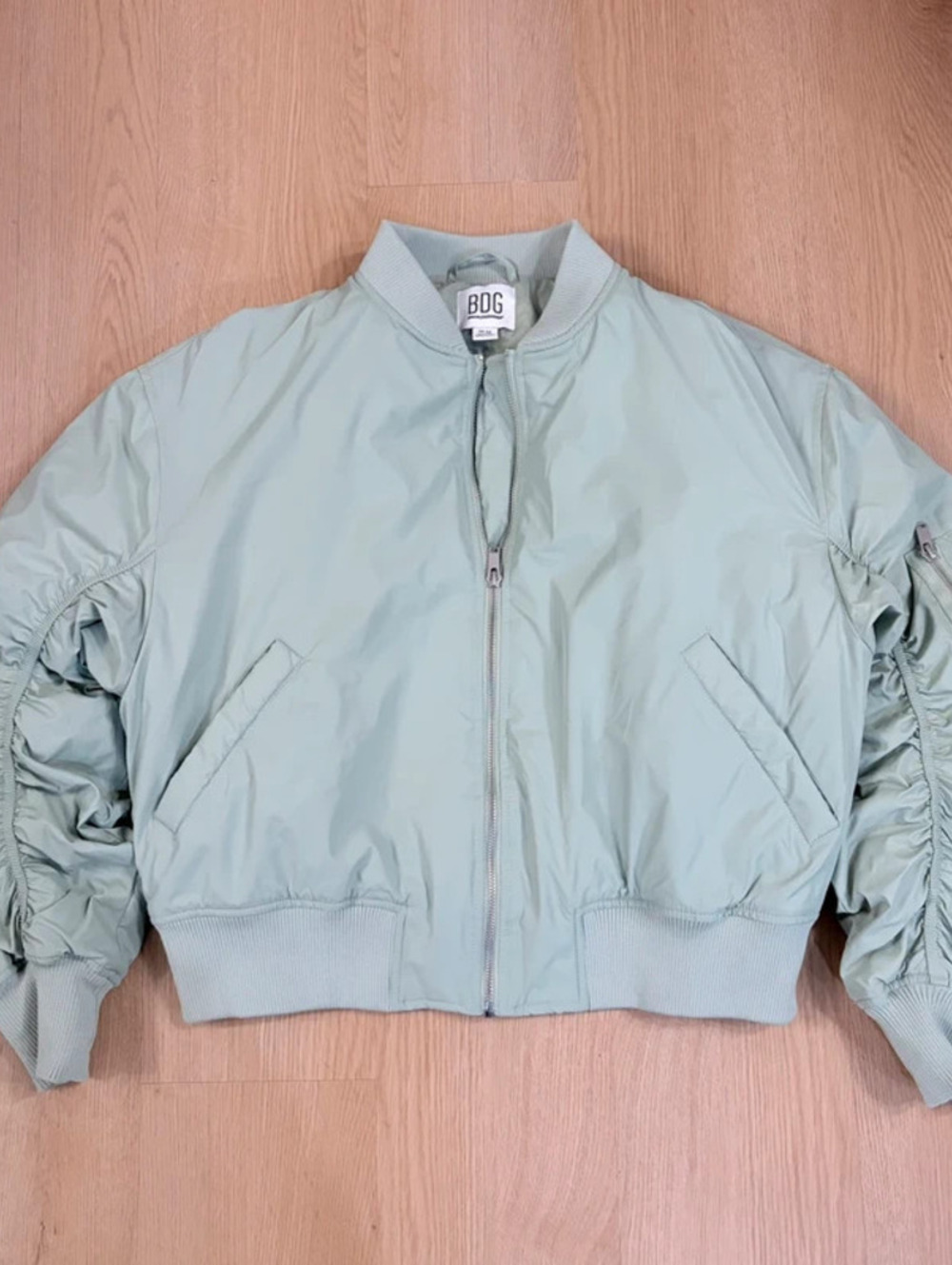 Women’s BDG Urban Outfitters Sage Green Bomber Jacket Medium